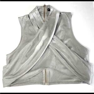 Carlibybel grey crop top